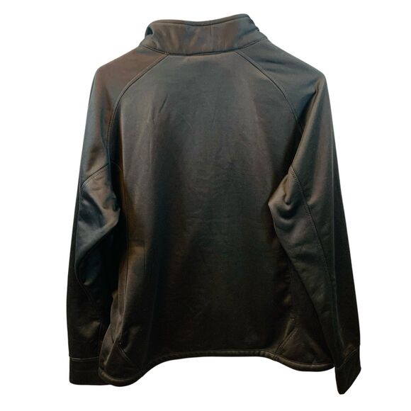 CE Schmidt Workwear for Her XL Quarter Zip PopOver Zippered Pockets Black - Picture 2 of 10